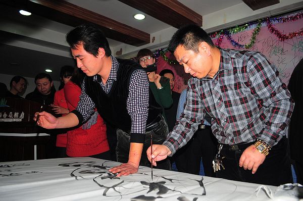 2013年2月23日，在济南工作的聊城籍老乡聚会现场。