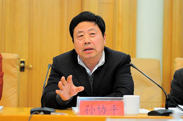 2013年3月17日，政协副主席孙协平在山东省茌平县首届孝义文化研讨会上。.jpg