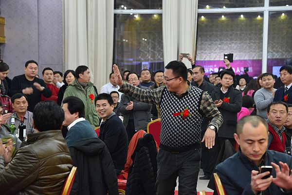 2014聊城籍在济南工作的老乡团拜掠影。 