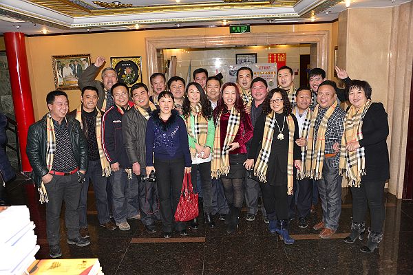 2014聊城籍在济南工作的老乡团拜掠影。 
