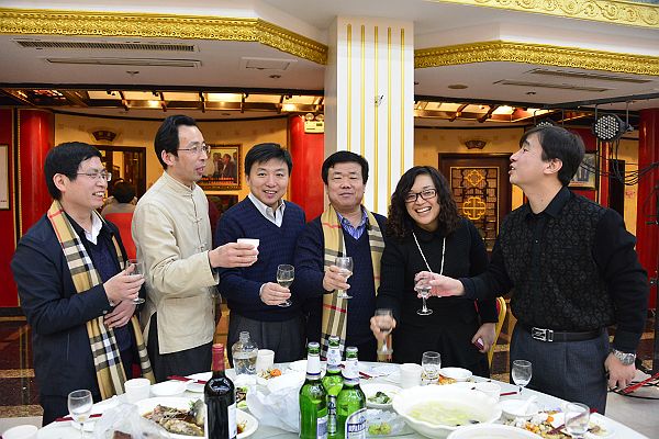 2014聊城籍在济南工作的老乡团拜掠影。 