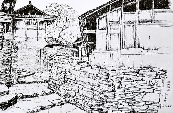 2014年2月13日，山东省茌平县钢笔画家李保强钢笔画作品集部分作品。