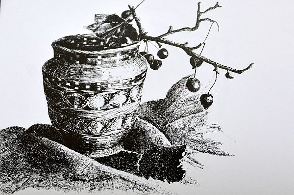 2014年2月13日，山东省茌平县钢笔画家李保强钢笔画作品集部分作品。