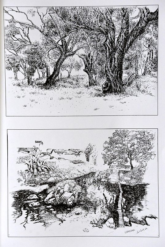 2014年2月13日，山东省茌平县钢笔画家李保强钢笔画作品集部分作品 。
