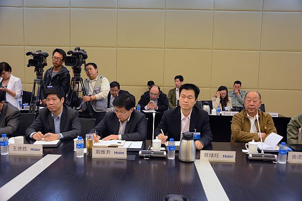 2014年4月24日，山东省企业文化学会会长办公会在青岛海尔集团公司召开
