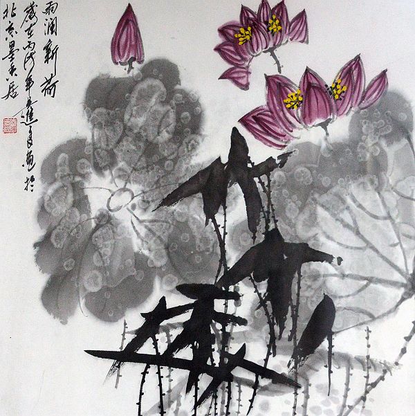 国礼画家吴进良的部分作品。