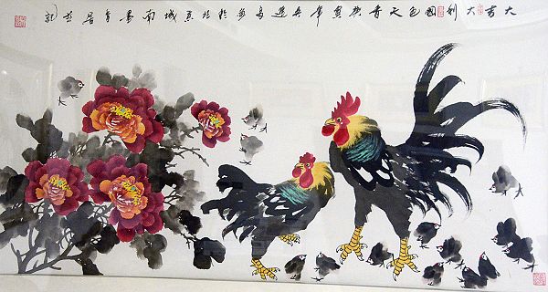 国礼画家吴进良的部分作品。