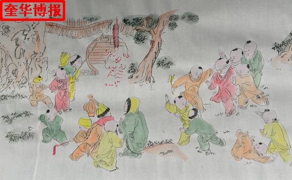 2014年9月22日， 今年89岁的山东省茌平县杜郎口镇张海子村老画家张宗源的绘画作品