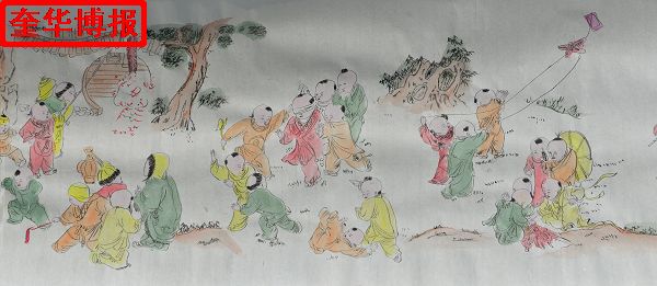2014年9月22日， 今年89岁的山东省茌平县杜郎口镇张海子村老画家张宗源的绘画作品