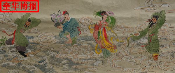 2014年9月22日， 今年89岁的山东省茌平县杜郎口镇张海子村老画家张宗源的绘画作品