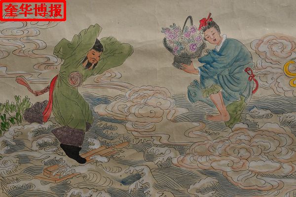 2014年9月22日， 今年89岁的山东省茌平县杜郎口镇张海子村老画家张宗源的绘画作品