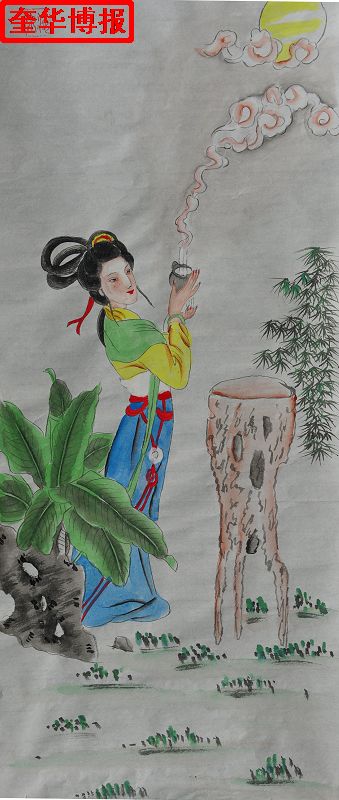 2014年9月22日， 今年89岁的山东省茌平县杜郎口镇张海子村老画家张宗源的绘画作品