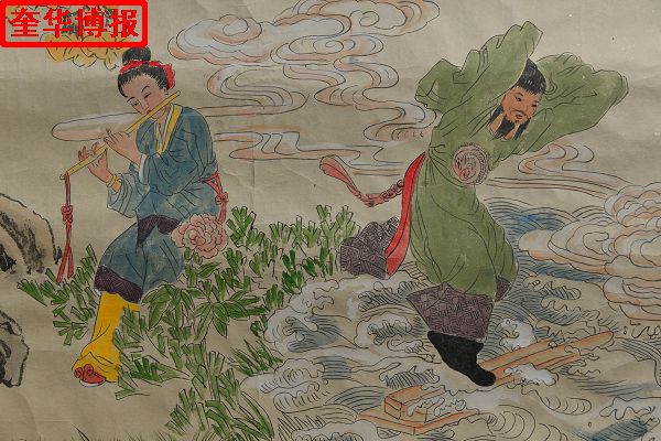 2014年9月22日， 今年89岁的山东省茌平县杜郎口镇张海子村老画家张宗源的绘画作品