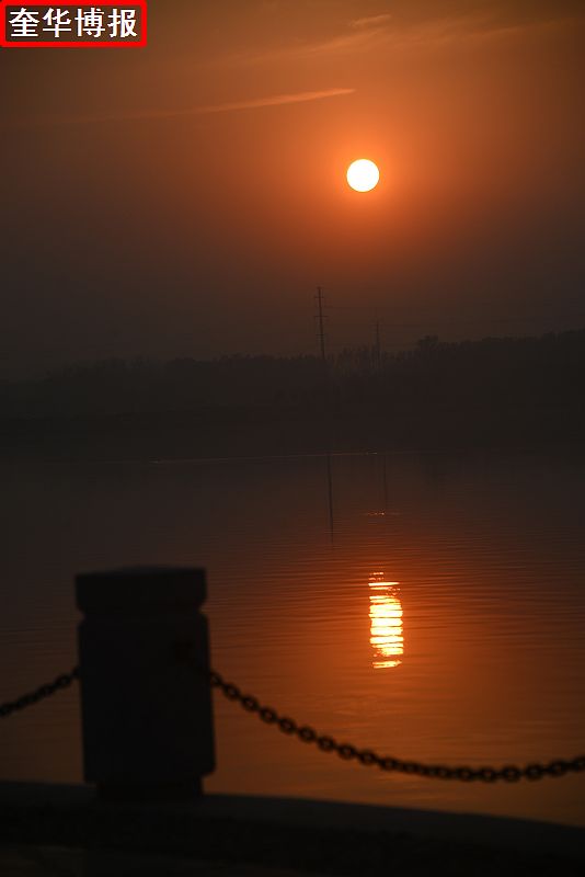 夕阳无限好尽在茌平金牛湖