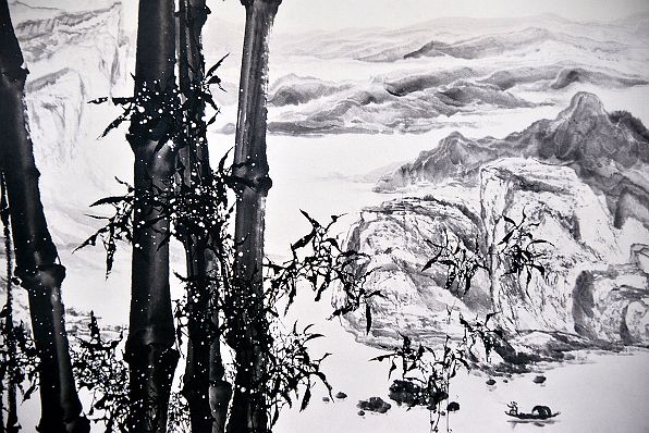 奎华播报：李德茂墨竹书法作品选