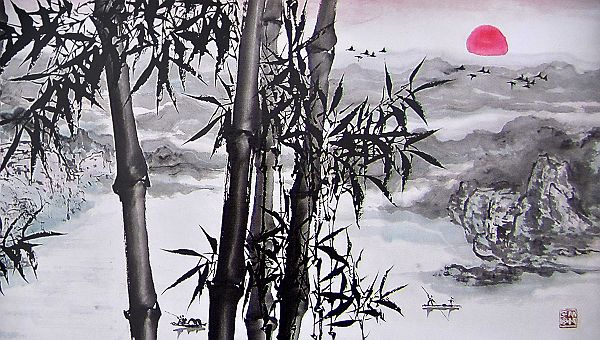 奎华播报：李德茂墨竹书法作品选