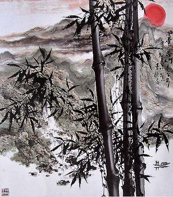 奎华播报：李德茂墨竹书法作品选