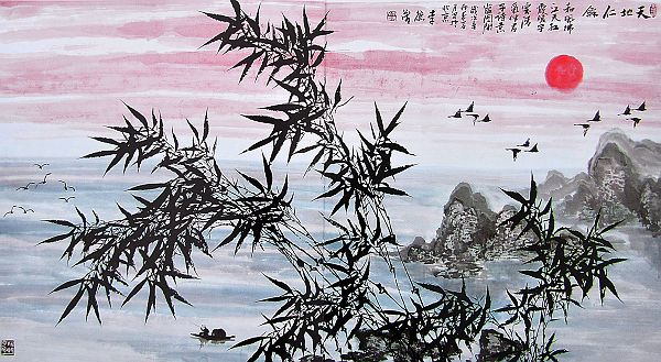 奎华播报：李德茂墨竹书法作品选
