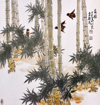 奎华播报：李德茂墨竹书法作品选