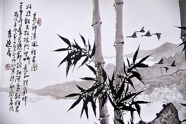 奎华播报：李德茂墨竹书法作品选