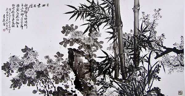 奎华播报：李德茂墨竹书法作品选