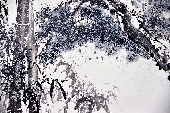 奎华播报：李德茂墨竹书法作品选