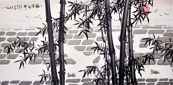 奎华播报：李德茂墨竹书法作品选