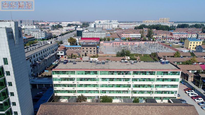 2017年10月24日，航拍山东省德州市武城县城市面貌。