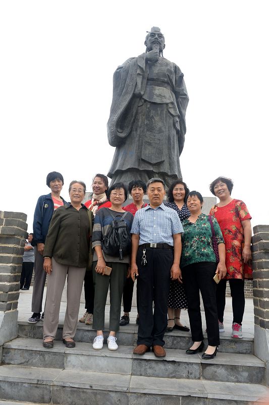 2018年9月16日，住山东省茌平县肖庄镇许庄村知识青年回“家”活动现场。
