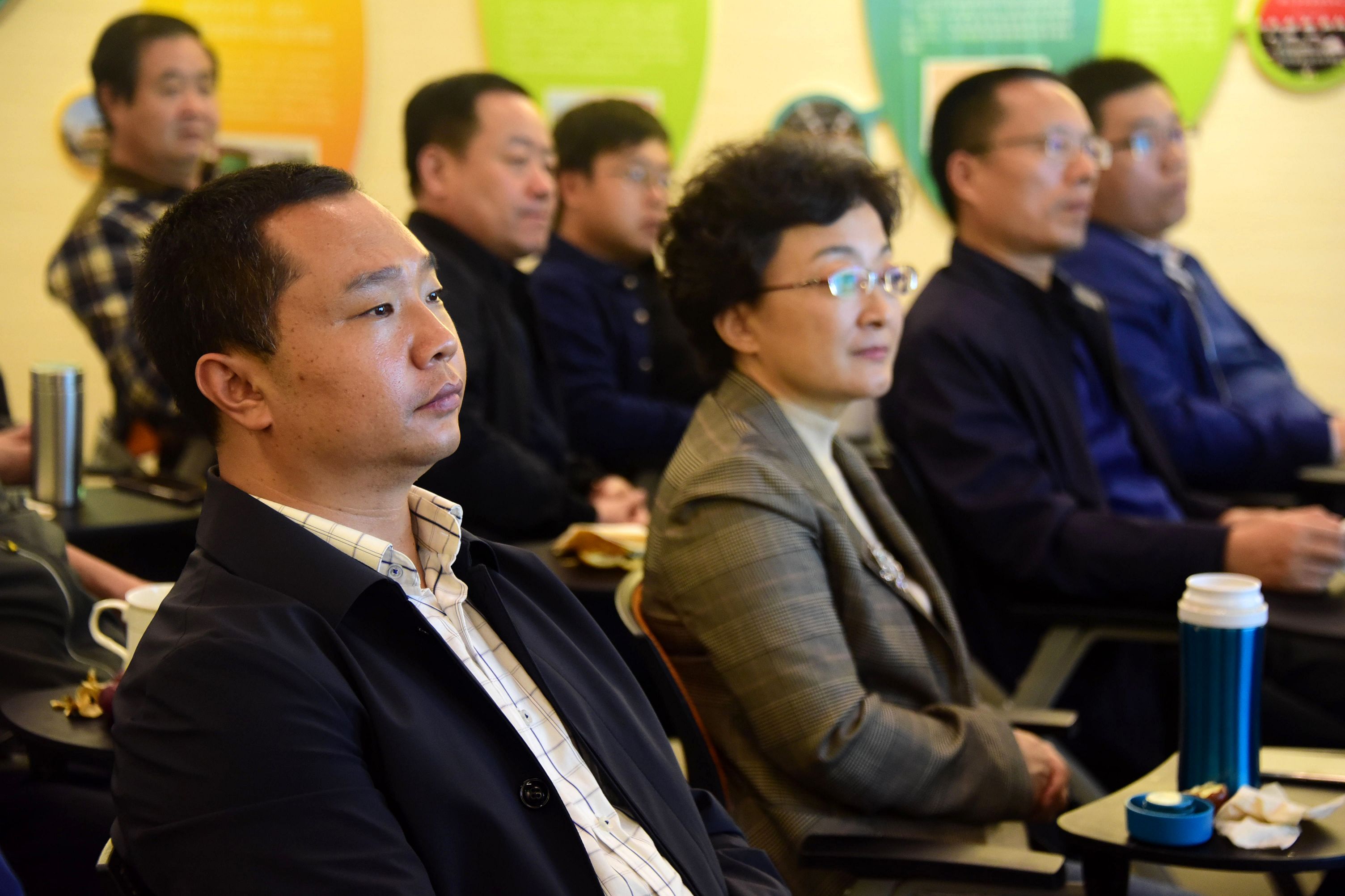 2018年10月25日，山东省聊城市民建会员企业在浙江吉安县取经。 