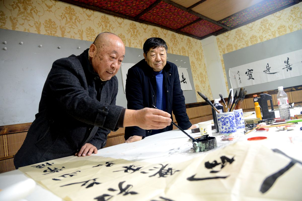 2020年12月13日，山东省聊城市茌平区紫田书画院开业现场。 (4).JPG